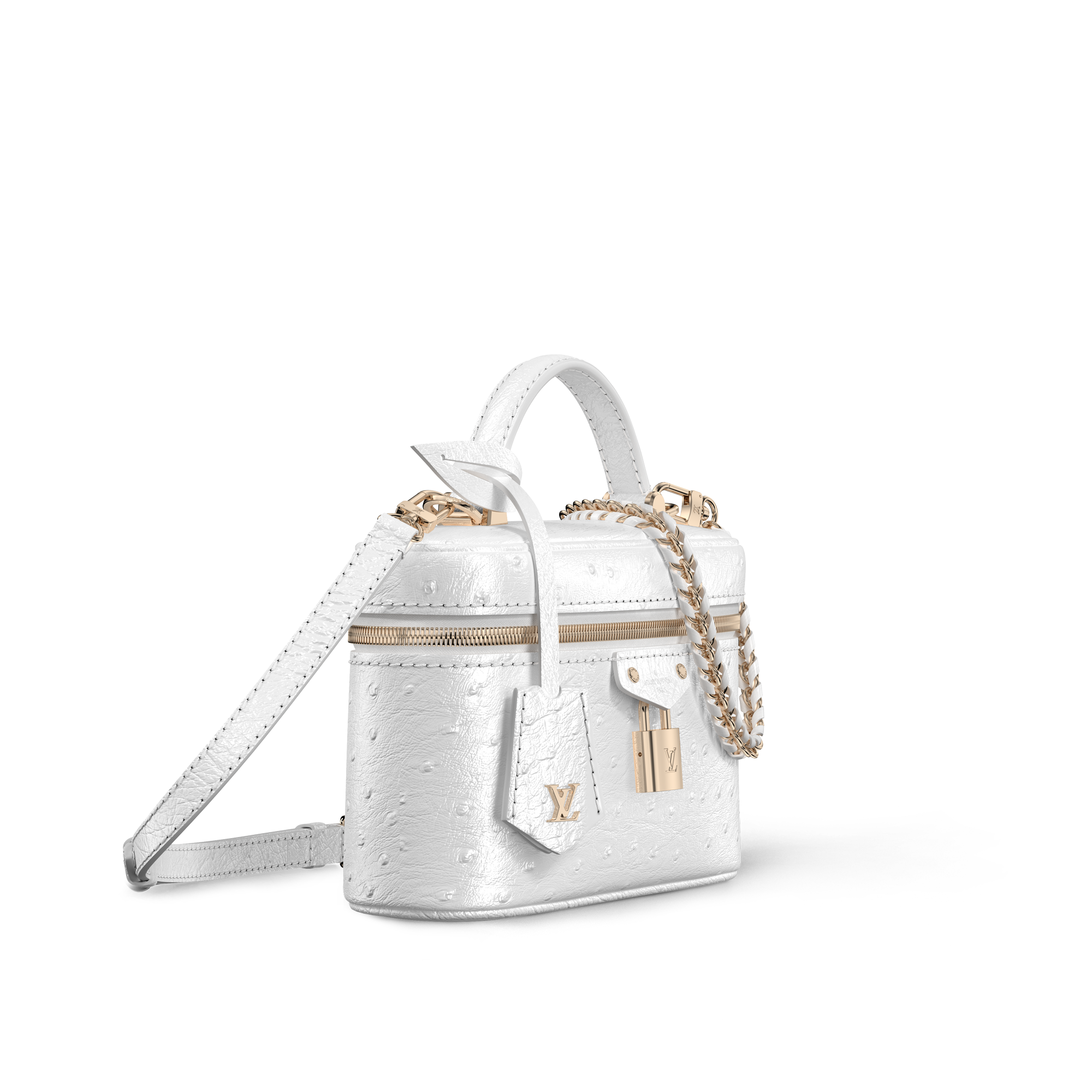 Vanity Chain Pouch Autruche - Wallets and Small Leather Goods